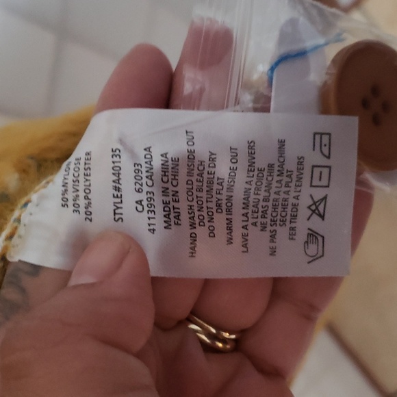 Alison Sheri Amber Combo Plaid Button-Down Coat - Picture 5 of 5